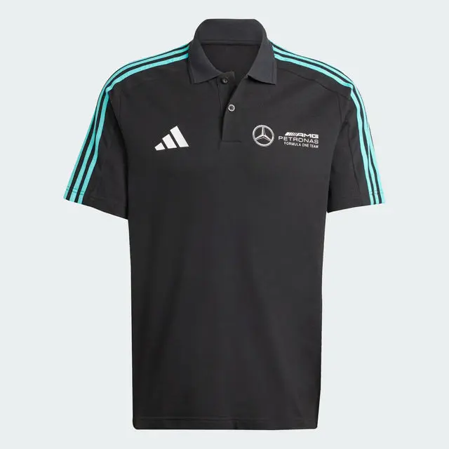 Men's polo shirt, Mercedes-AMG F1, black, XXXL, B67998193, black, B67998190