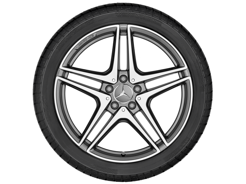 AMG 5-twin-spoke wheel, titanium gray, Pirelli, W 240 SottoZero Series II MO, 285/30 R19 98V XL, winter, Q4401417127700J2020