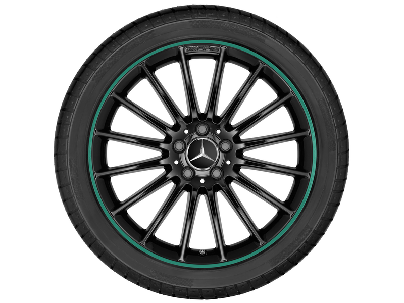 AMG-multispaaks velg, 48,3 cm (19 inch), CLA/A-Klasse, 235/35 R19/, zwart, A17640105026X03