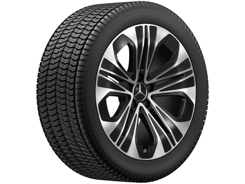 5-spoke wheel, gloss black, Continental, WinterContact TS 860 S MO, 275/40 R19 105H XL, Winter, Q44014111360A