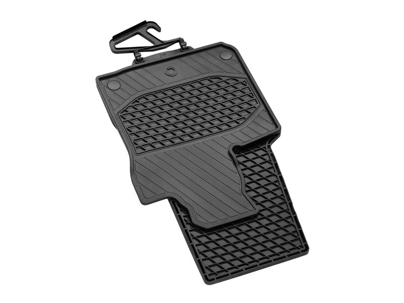 All-weather mats, driver/passenger mat, 2-piece, smart, black, A45368016059G33