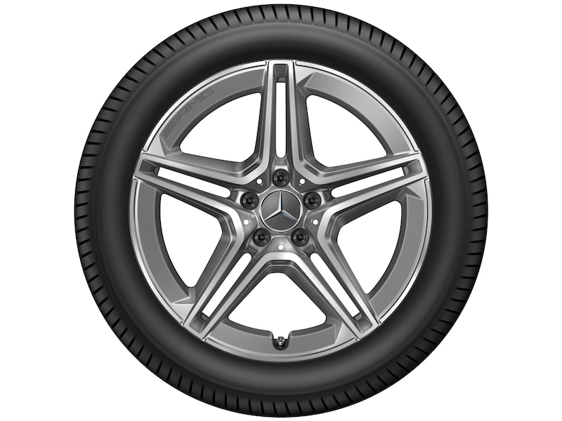 AMG 5-twin-spoke wheel polished tantalum gray, Bridgestone, Blizzak LM001 MO, 235/50 R19 99H, winter, Q440141911370G22021