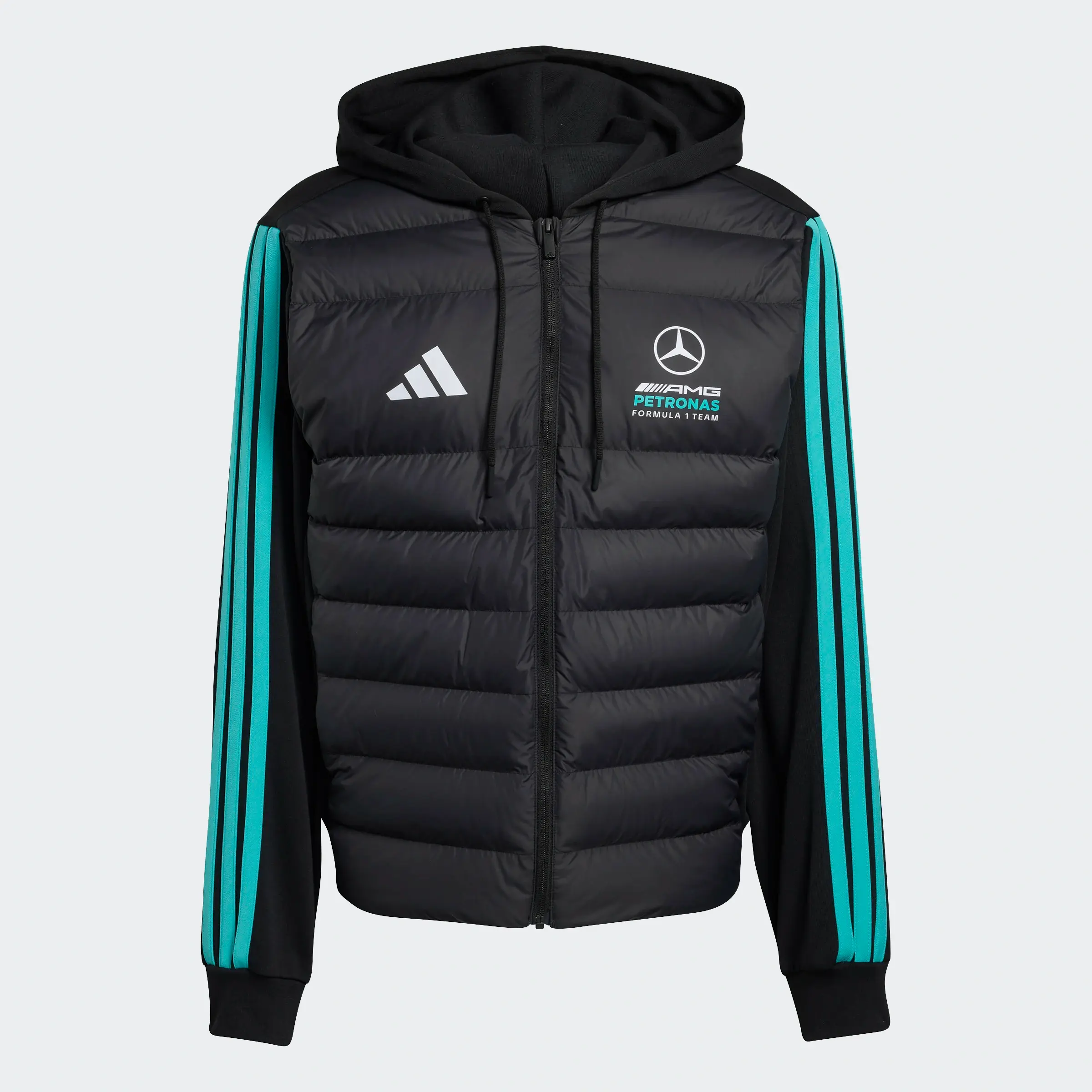 Hybridjacke Herren, Mercedes-AMG F1, schwarz, B6799851 Hybridjacke Herren, Mercedes-AMG F1, schwarz, B6799851