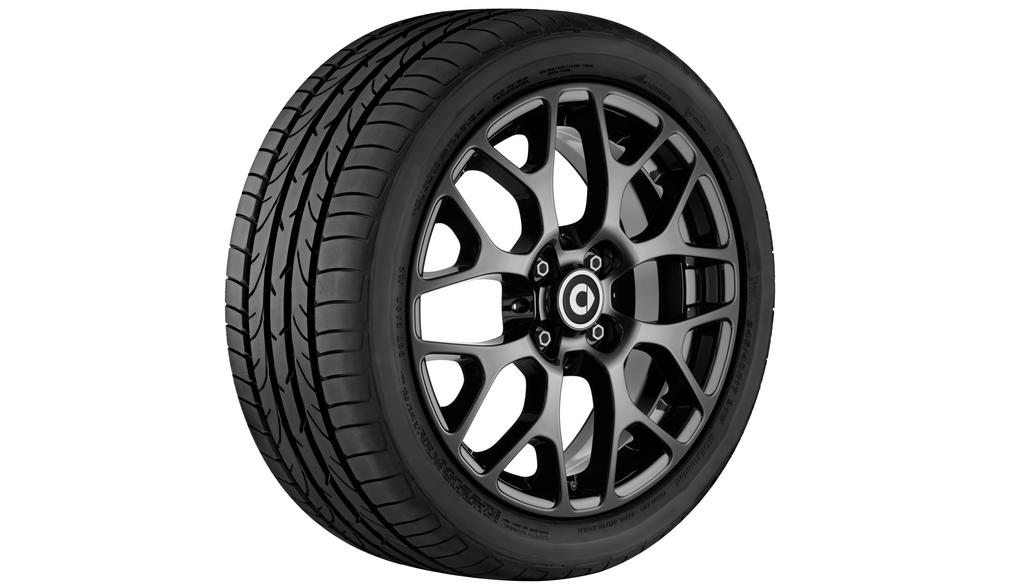 8-Speichen-Leichtmetallrad, 40,6 cm (16 Zoll), smart, 185/50 R16/, schwarz, A4534010400 8-Speichen-Leichtmetallrad, 40,6 cm (16 Zoll), smart, 185/50 R16/, schwarz, A4534010400