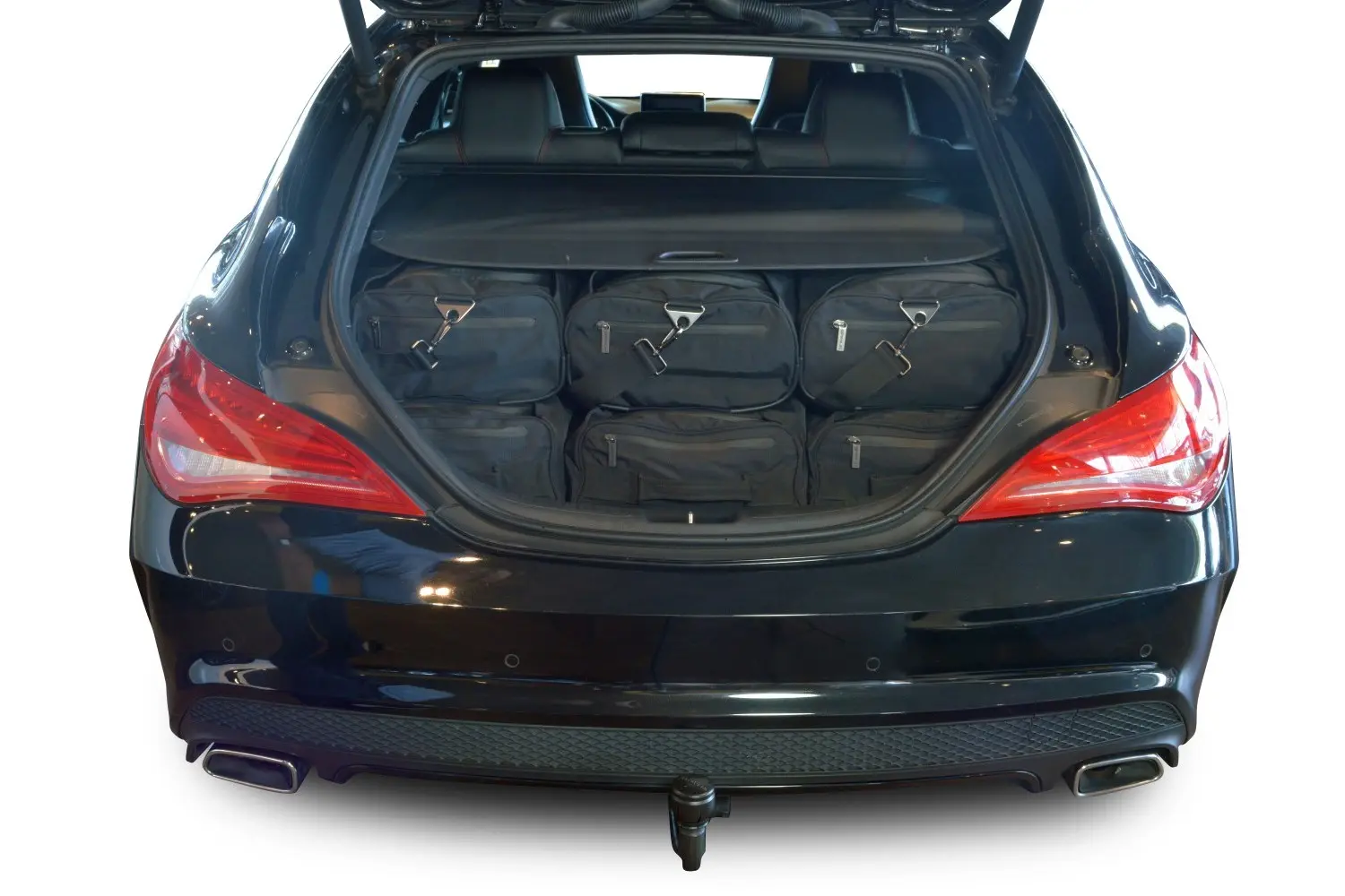 Travel bag set suitable for Mercedes-Benz CLA Shooting Brake (X117) 2015-2019 Pro.Line estate, A-Class, black, CB-M22201SP