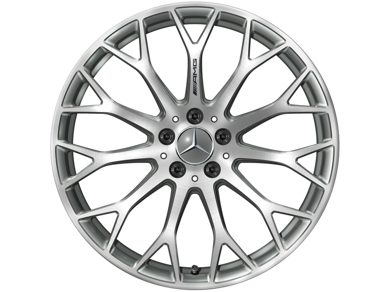 AMG forged wheel in cross-spoke design, 50.8 cm (20-inch), C-Class, 265/35 R20/, titanium gray, A20640131007X21