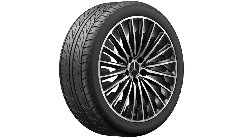 AMG multi-spoke wheel, black, Goodyear, UltraGrip Performance + MO, 275/35 R19 100V XL, winter, Q440141410970 AMG multi-spoke wheel, black, Goodyear, UltraGrip Performance + MO, 275/35 R19 100V XL, winter, Q440141410970
