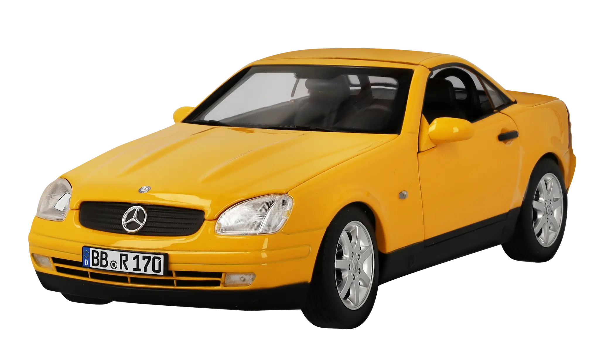 Modellauto: SLK 200 Roadster R170 (1996-2000), yellowstone, Norev, 1:18, B66040713