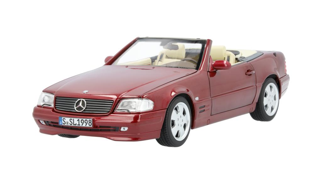 Model car: SL 500 R129 (1998-2001), amber red, B66040658 Model car: SL 500 R129 (1998-2001), amber red, B66040658