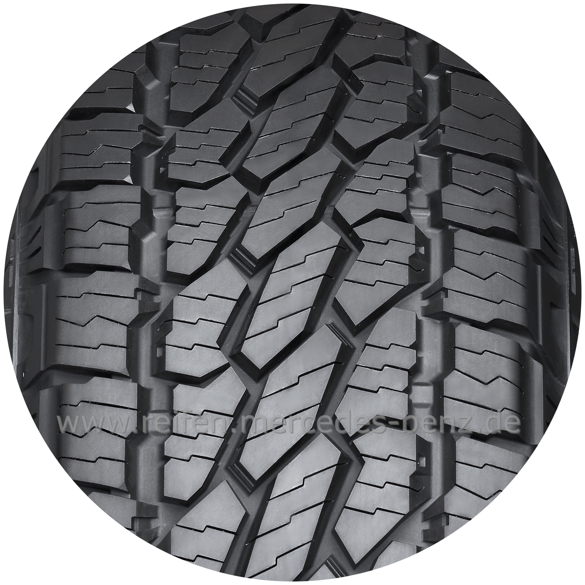 Mercedes-Benz vierseizoenenband Dueler A/T 002, Bridgestone, Dueler A/T 002, 265/70 R16 112 T Geen, vierseizoenenband, Q440701900590