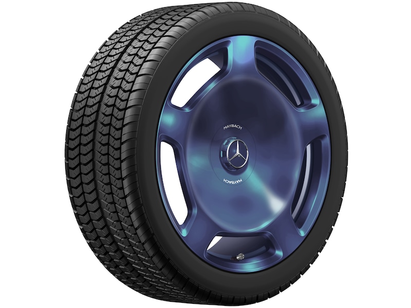 5-hole wheel, 50.8 cm (20 inch), S-Class, 255/40 R20/, nautical blue, A22340142005595