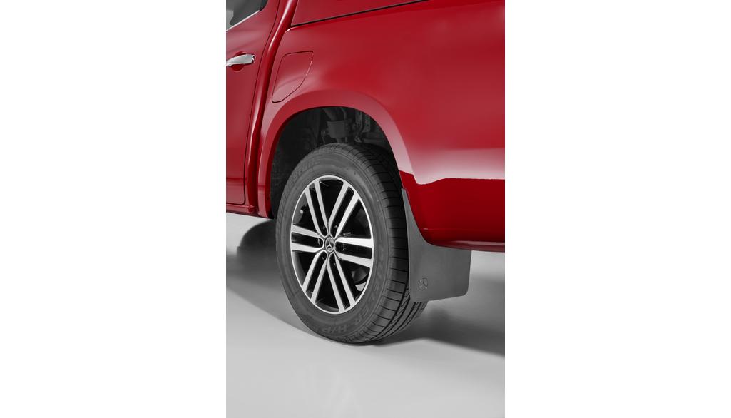Paraspruzzi, set posteriore, Classe X, nero, A4708900100