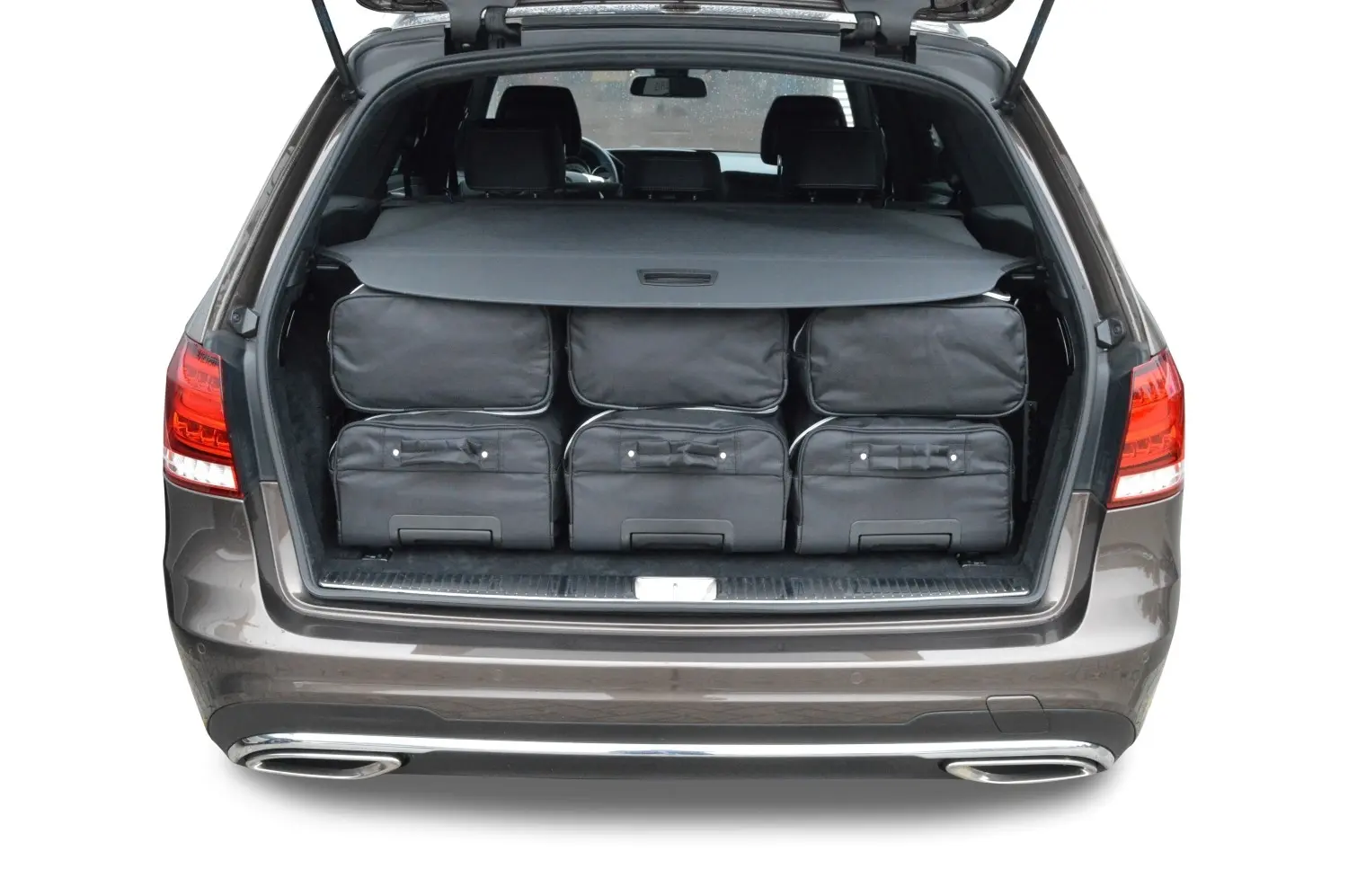 Set di borse da viaggio per Mercedes-Benz Classe E (S212) 2009-2016 - nero, CB-M20701S
