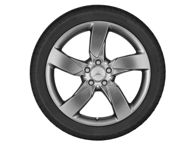 5-Speichen-Rad, 48,3 cm (19 Zoll), GLK, 235/50 R19/, tremolit-metallic, A20440189027X28