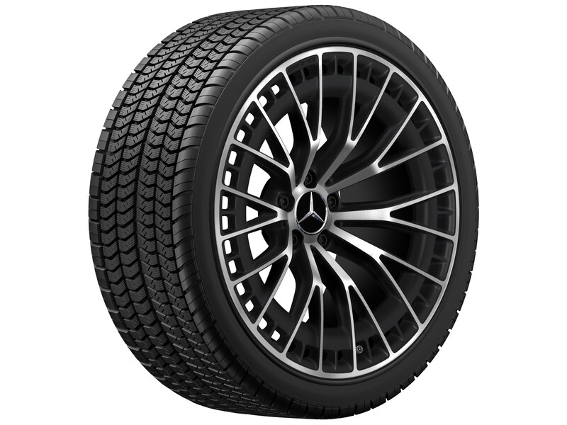 AMG Leichtmetallrad, im Y-Speichen-Design, 50,8 cm (20 Zoll), glanzgedreht, CLE, 265/35 R20/, schwarz matt, A23640129007X36