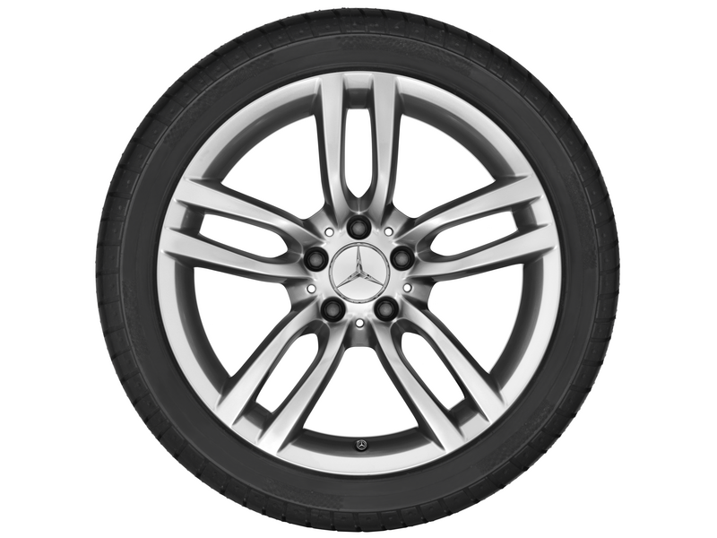 5-twin-spoke wheel, 45.7 cm (18-inch), SL, 285/35 R18/, vanadium silver, A23140111027X45