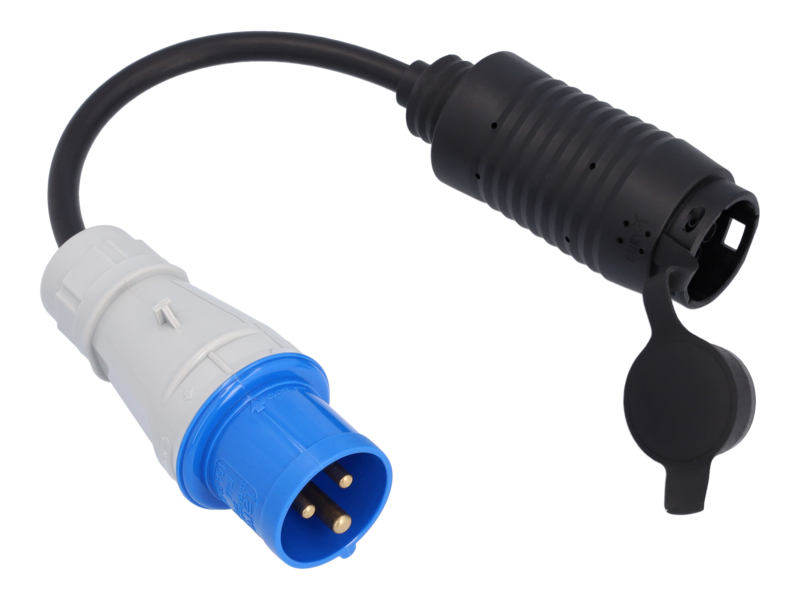 Flexible charging system Pro, adapter, CEE 16/1-phase, (e.g. S-Class/ smart/ GLC), black, A0008212302