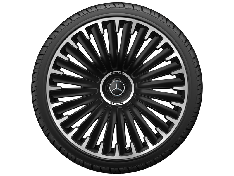 AMG Vielspeichen-Rad, 55,9 cm (22 Zoll), glanzgedreht, 275/35 R22/, schwarz matt, A29440116007X36