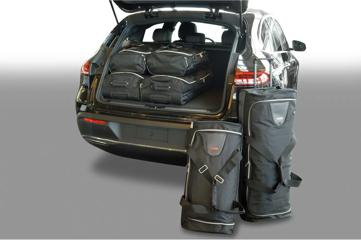 Travel bag set suitable for Mercedes-Benz EQC (N293) 2019-2023, A-Class, black, CB-M24101S