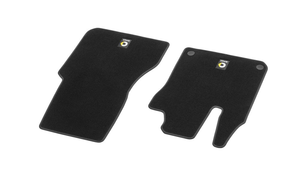 Tappetini in velluto, tappetino conducente/passeggero, 2 pezzi, smart, nero, A45368099049J74 Tappetini in velluto, tappetino conducente/passeggero, 2 pezzi, smart, nero, A45368099049J74
