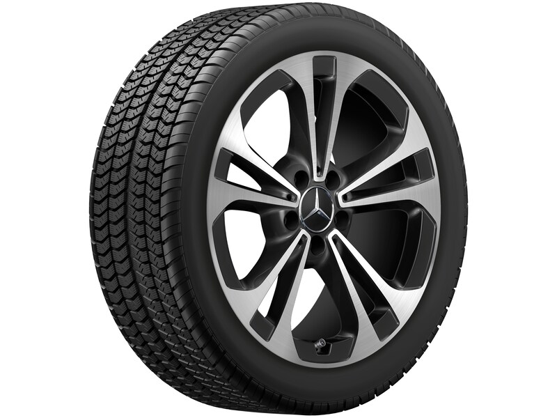 5-Doppelspeichen-Rad Schwarz Glanzgedreht, Pirelli, Winter SottoZero 3 MOE, 18", Winter, Q4405417110500J2023