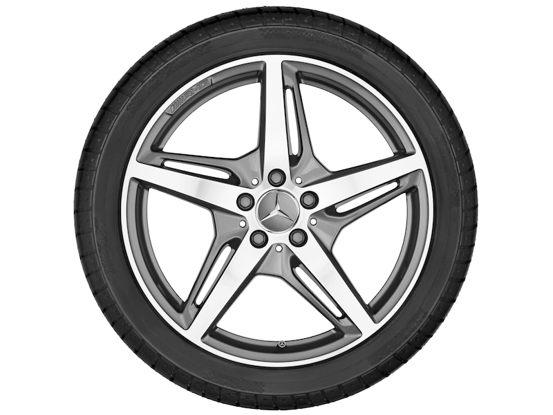 AMG 5-spoke wheel, titanium gray, Pirelli, W 270 SottoZero Series II MO, 265/35 R19 98W XL, winter, Q4401417119300J2022