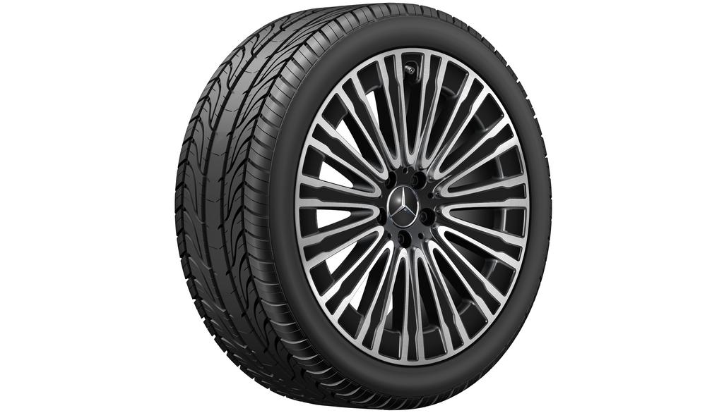 Multi-spoke wheel, Aero, 50.8 cm (20-inch), high-sheen, EQE, 255/40 R20/, black, A29540119007X23