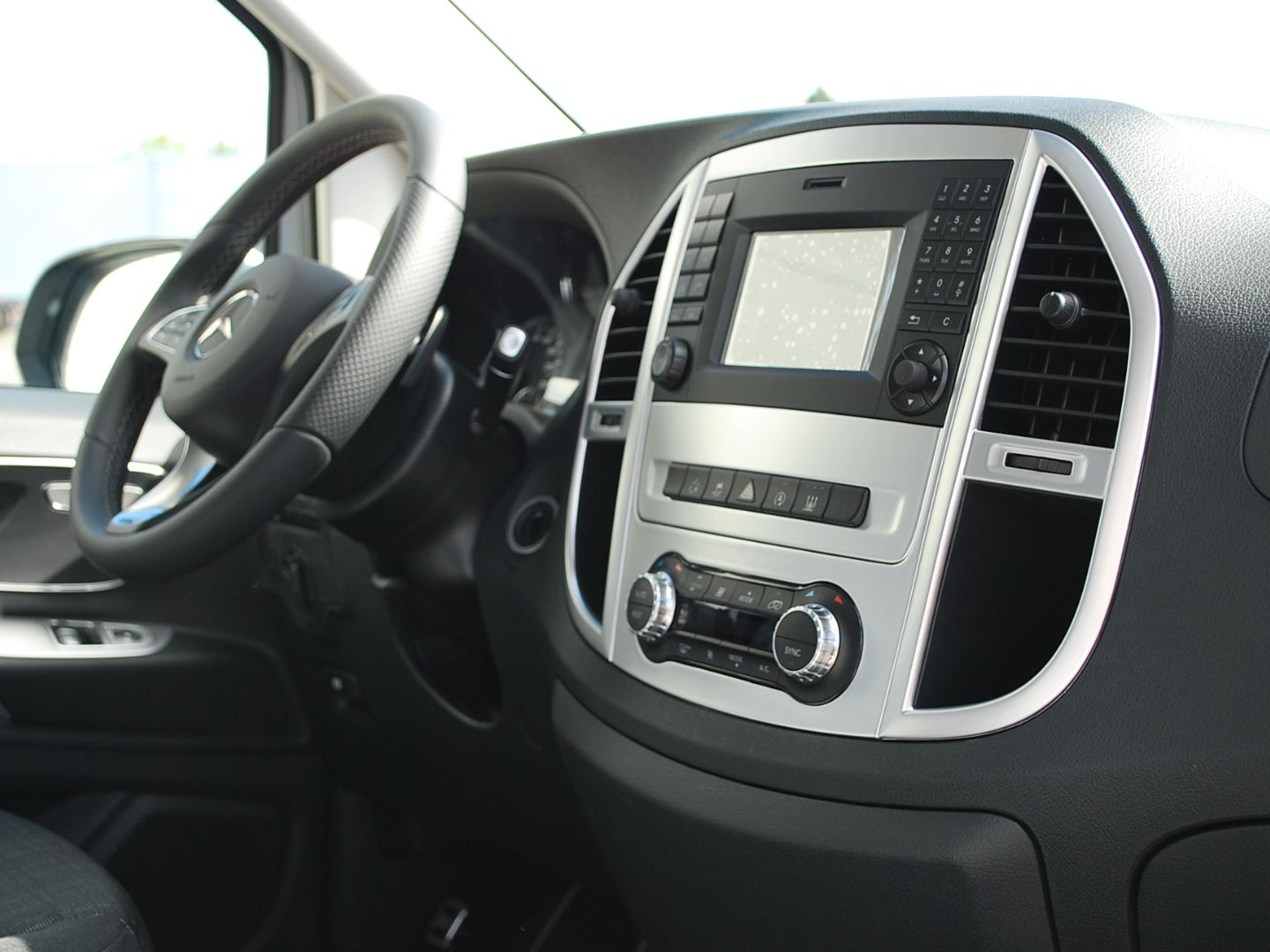 Zilveren aluminium sierlijsten voor Mercedes-Benz Vito 447, VS-44746401A