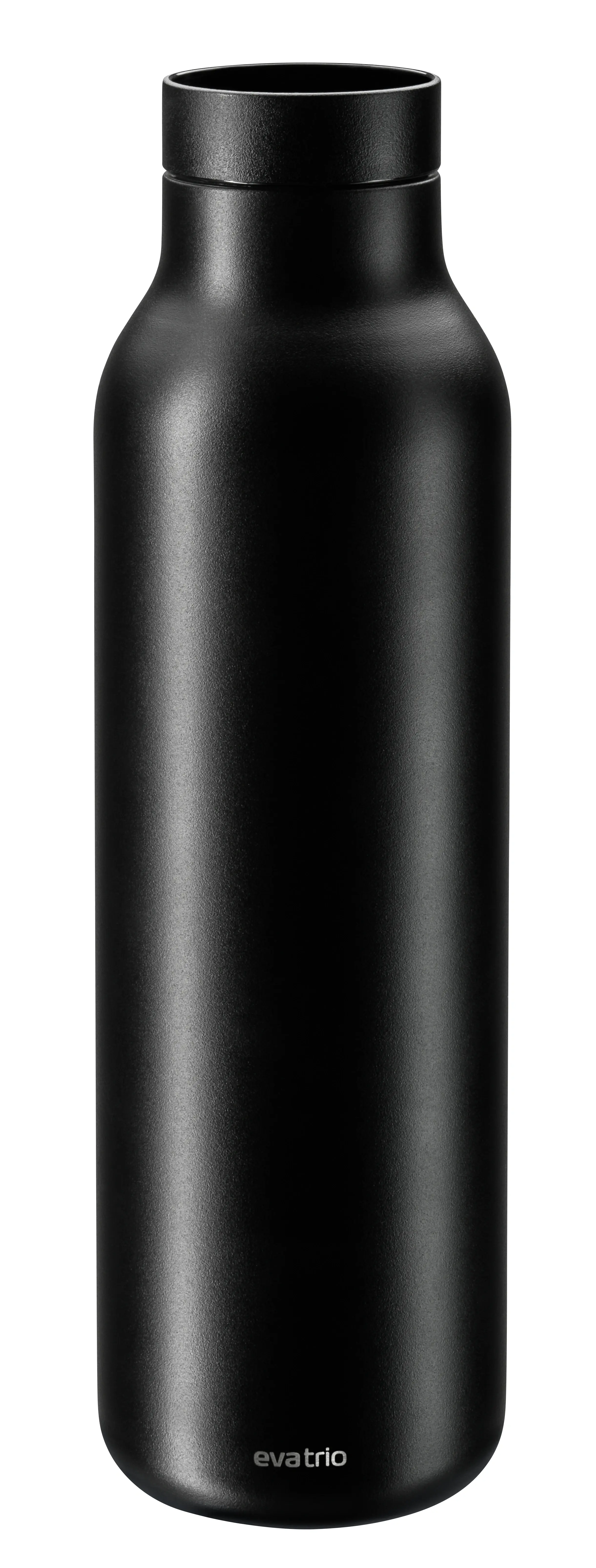 AMG Trinkflasche, schwarz, Edelstahl / Polypropylen, 700 ml, eva trio, B67960277