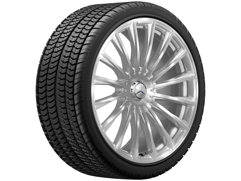 AMG Schmiederad im Vielspeichen-Design, 53,3 cm (21 Zoll), S-Klasse, 255/40 R21/, silberfarben, A22340125007X15