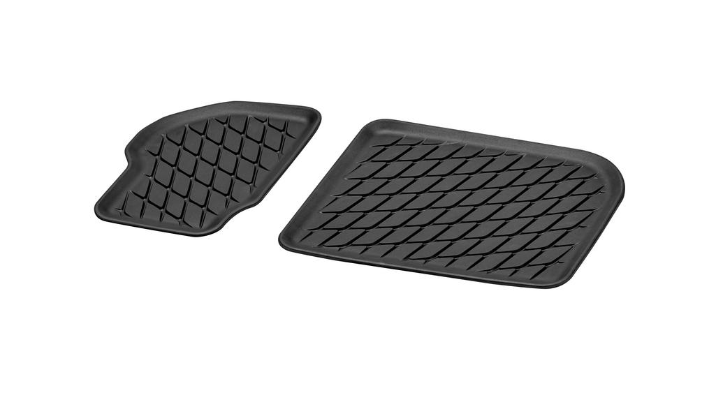 Dynamic Squares all-weather mats, 3rd row of seats, 2-piece, GLB, black, A24768001039G33