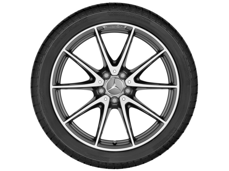AMG 10-spoke wheel, titanium gray, Michelin, Pilot Alpin PA4 MO, 295/35 R19 104V XL, winter, Q4401415117600J2022