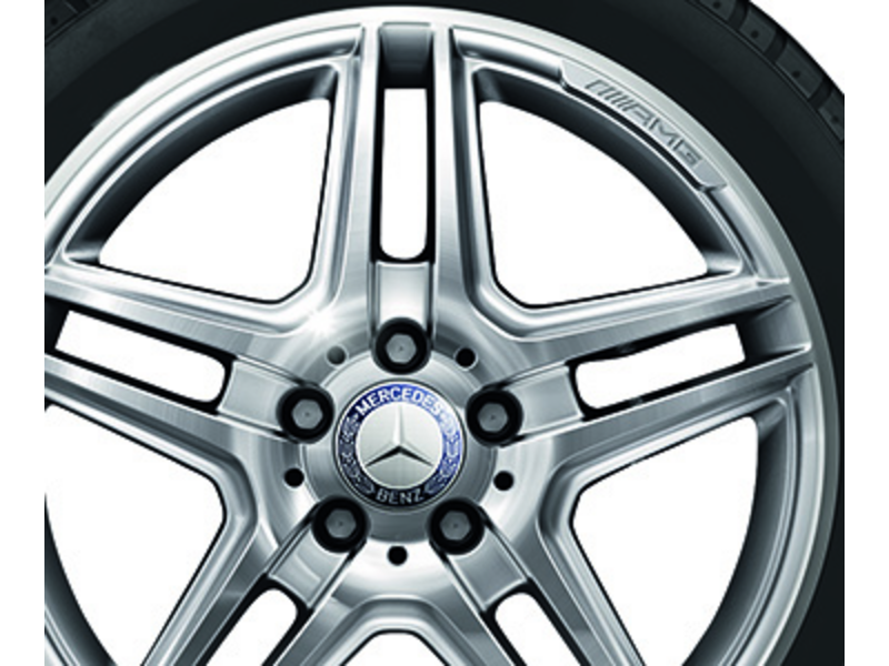 Cerchio AMG a 5 doppie razze, 45,7 cm (18 pollici), lucido, Classe E, 245/40 R18/, color argento, B66031480