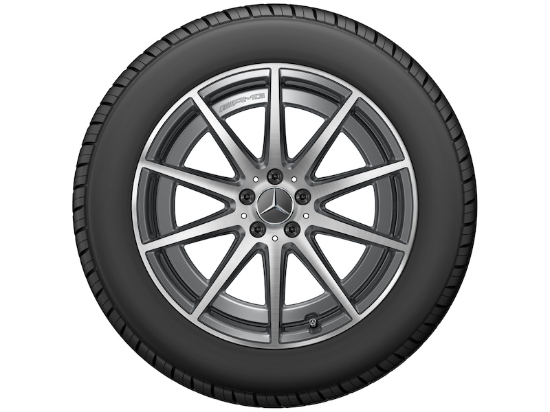 AMG 10-spoke wheel, tantalum gray gloss turned, Michelin, Pilot Alpin PA4 MO, 295/35 R19 104V XL, winter, Q440141512680G2