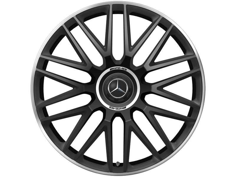 AMG forged wheel in 10-spoke design black matt rim flange polished, Pirelli, P Zero Winter MO1A, 295/30 R21 102W XL, Winter, Q4401417154800J2021