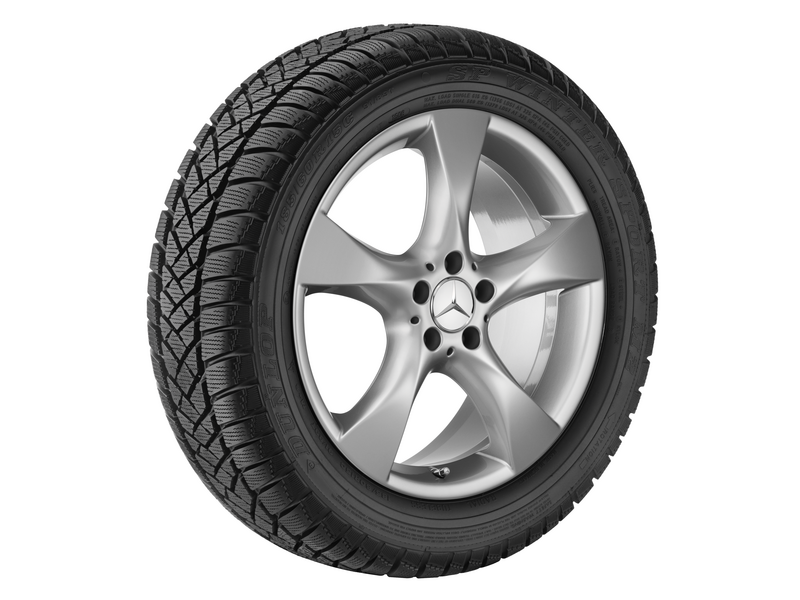 5-Speichen-Rad, 45,7 cm (18 Zoll), SLK-SLC, 245/35 R18/, titansilber, A17240101009765