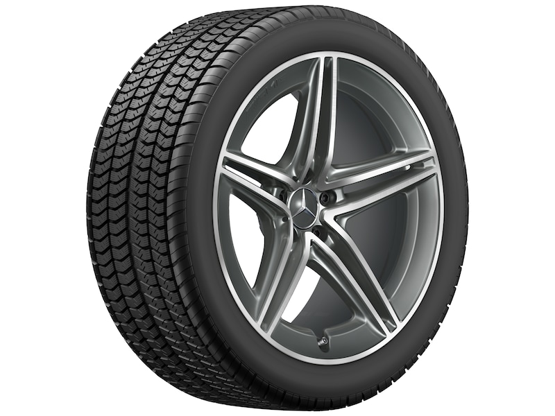 AMG 5-twin-spoke wheel, tantalum gray, Michelin, Pilot Alpin 5 MO1, 265/40 R20 104W XL, winter, Q440141513930G1