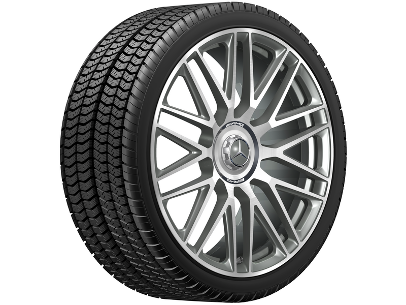 AMG forged wheel in 10-spoke design, 53.3 cm (21-inch), SL, 305/30 R21/, titanium gray, A23240130007X21