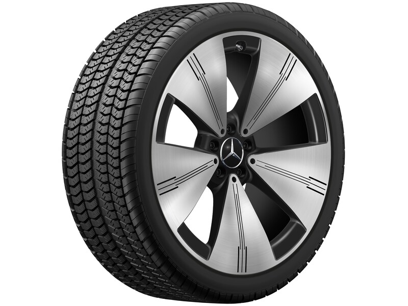 5-hole wheel black polished, Bridgestone, Blizzak LM005 MOE-S, 265/40 R21 105H XL, Winter, Q440541910350G2
