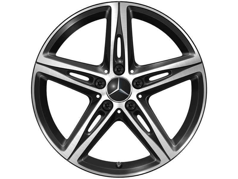 Cerchio a 5 razze, Aero, 45,7 cm (18 pollici), CLA/ Classe B/ Classe A, 225/45 R18/, nero, A17740146007X23