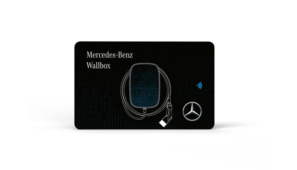 RFID Karte für Mercedes-Benz Wallbox, (u.a. S-Klasse/ smart/ GLC), schwarz, A0009056519