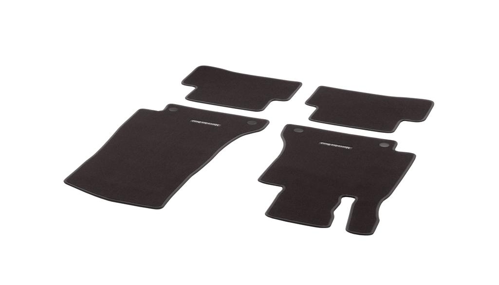 CLASSIC velour mats, set, 4-piece, C-Class, espresso brown, A20568004048T85