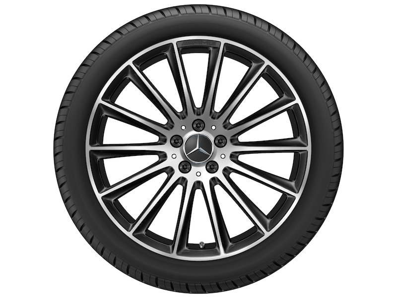 Cerchio a più razze AMG, nero, lucido, Pirelli, P Zero MO-S KS, 285/35 R20 104Y XL, estivo, Q4402417116400J2022