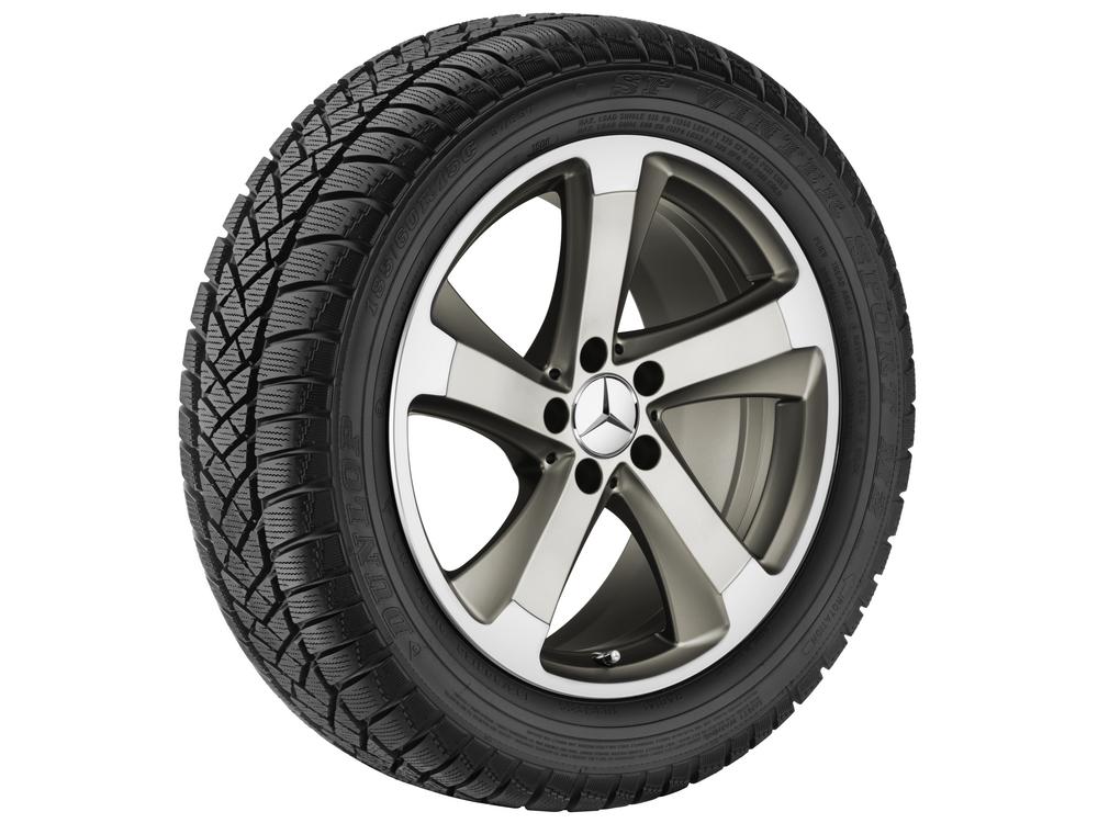 Cerchio a 5 razze satinato argento opaco, Pirelli, W 240 SottoZero Serie II MO, 255/40 R18 99V XL, invernale, Q4401417126100J2021