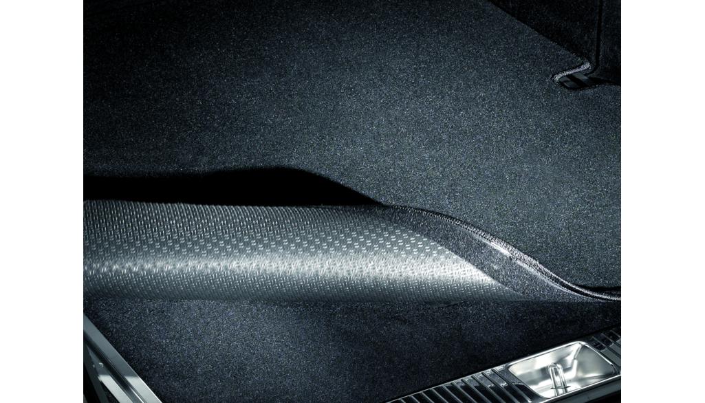 Reversible mat, perfect fit, with Velcro tape for bumper protection, GLE, black, A1676846500