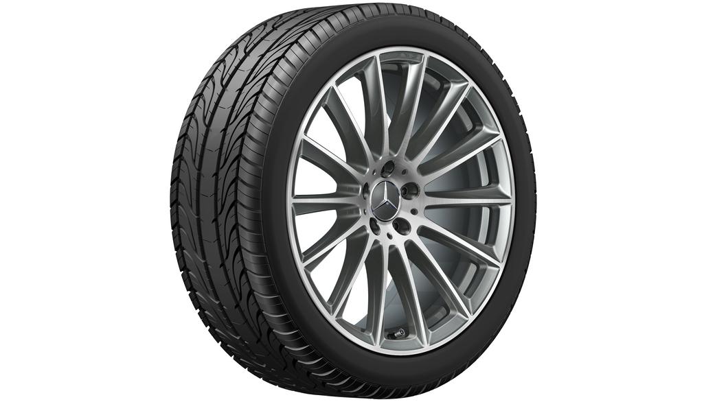 AMG multi-spoke wheel, 50.8 cm (20-inch), S-Class, 255/40 R20/, titanium gray, A22340115007X21 AMG multi-spoke wheel, 50.8 cm (20-inch), S-Class, 255/40 R20/, titanium gray, A22340115007X21