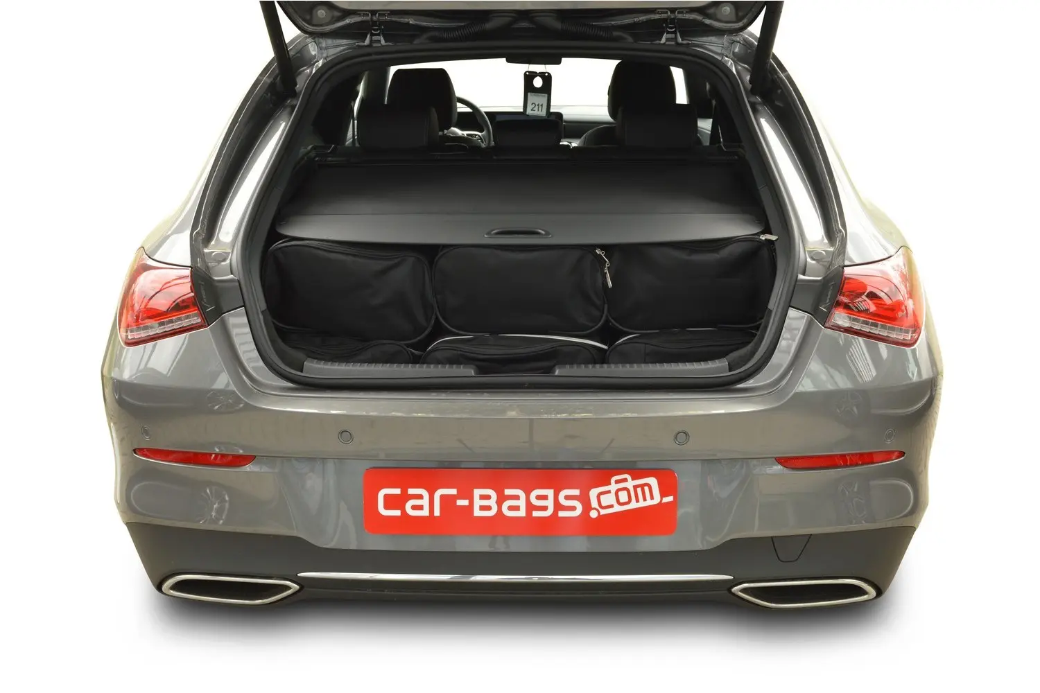 Reisetaschenset passend für Mercedes-Benz CLA Shooting Brake (X118) 2019-heute Kombi - Schwarz, CB-M24201S