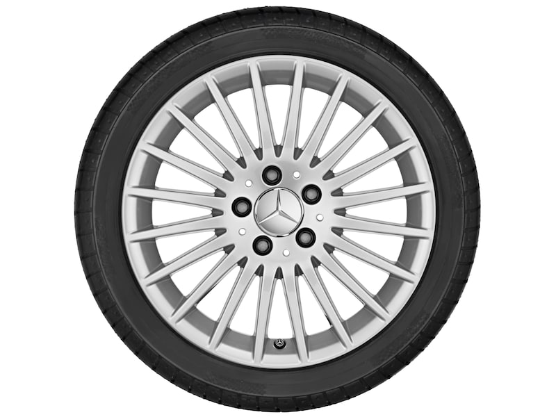 Multi-spoke wheel, vanadium silver, Dunlop, SP WINTER SPORT 4D, 225/55 R17 101H XL, winter, Q440191210120