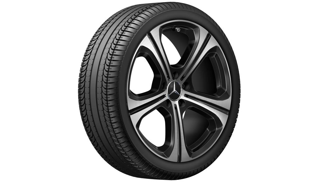 5-twin-spoke wheel, gloss black, Goodyear, Eagle F1 Asymmetric 5 MO-S, 225/40 R19 93Y XL, summer, Q440241410250 5-twin-spoke wheel, gloss black, Goodyear, Eagle F1 Asymmetric 5 MO-S, 225/40 R19 93Y XL, summer, Q440241410250
