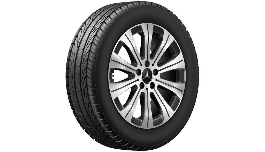 10-Speichen-Rad Schwarz Glanzgedreht, Pirelli, W SottoZero 3 MOE, 215/60 R18 102T XL, Winter, Q440561710160